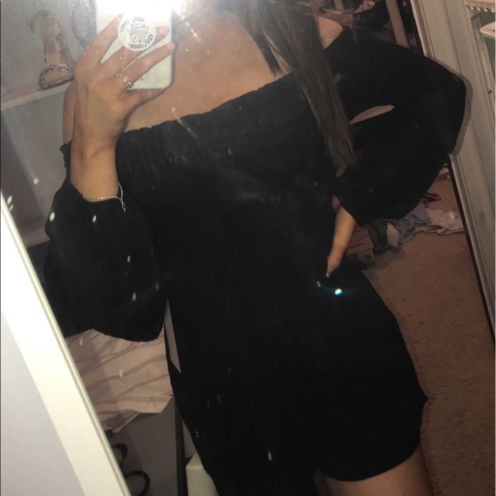 NWT Black Romper